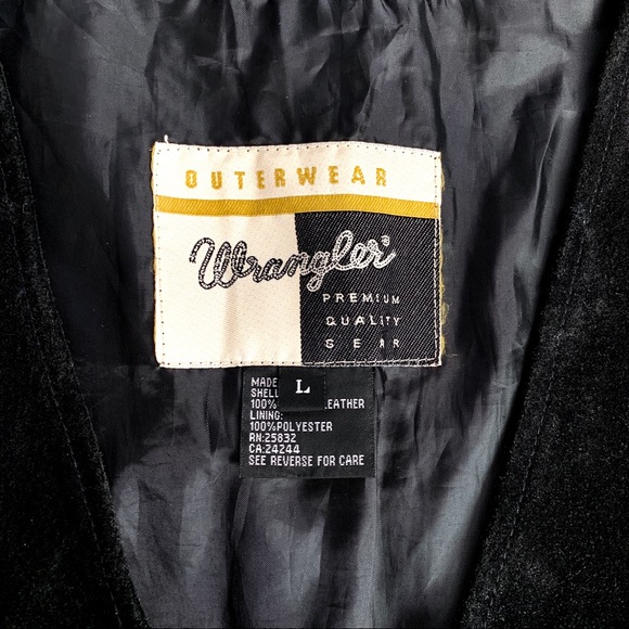 Wrangler Leather Vest - Picture 2 of 6